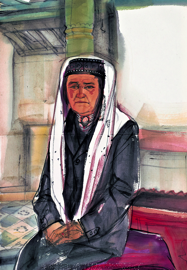 【水墨人物篇】李阳重走玄奘路第一季写生作品