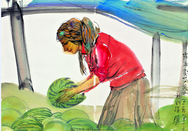 【水墨人物篇】李阳重走玄奘路第一季写生作品