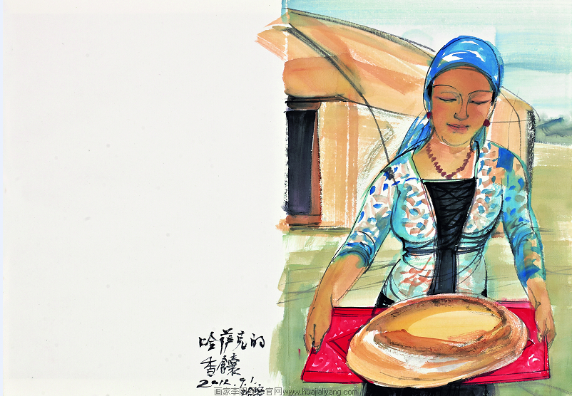 【水墨人物篇】李阳重走玄奘路第一季写生作品