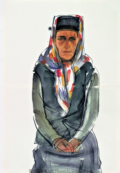 【水墨人物篇】李阳重走玄奘路第一季写生作品