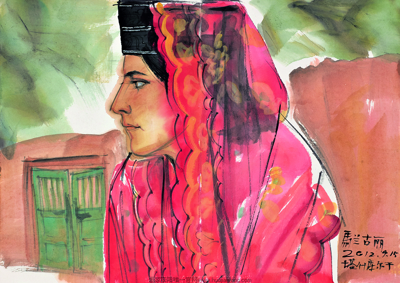 【水墨人物篇】李阳重走玄奘路第一季写生作品